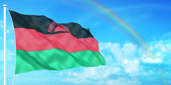 Malavi bayrağı — Stok fotoğraf