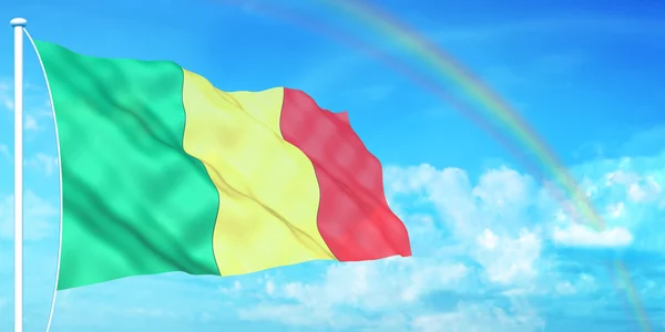 Vlag van Mali — Stockfoto