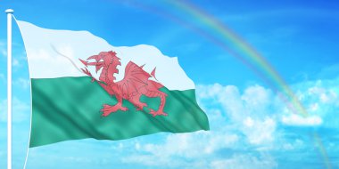 Wales flag clipart