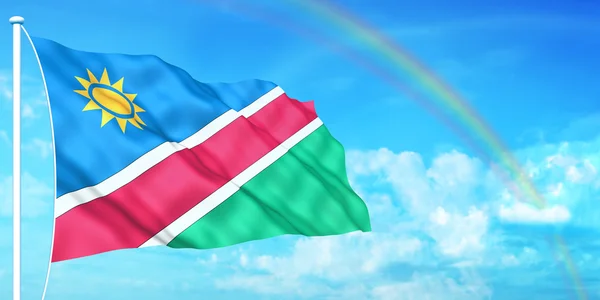 Namibia flag — Stock Photo, Image