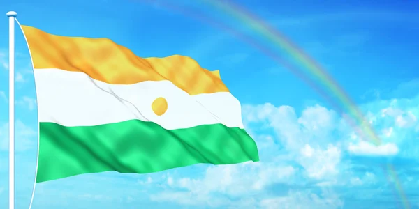 Bandera de Níger — Foto de Stock