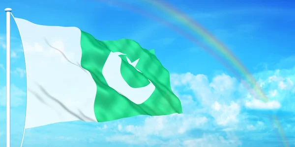 Прапор Пакистану — стокове фото