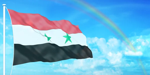 Σημαία της Συρίας — Φωτογραφία Αρχείου
