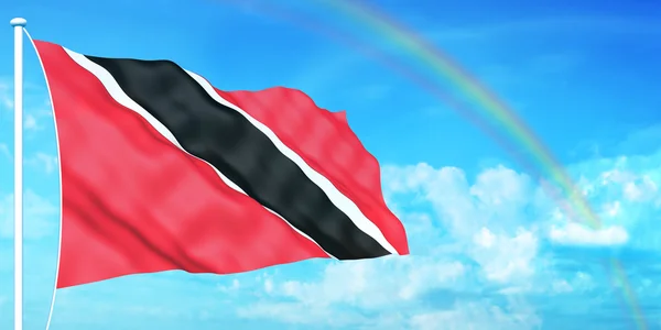 Bandeira de Trinidad & Tobago — Fotografia de Stock