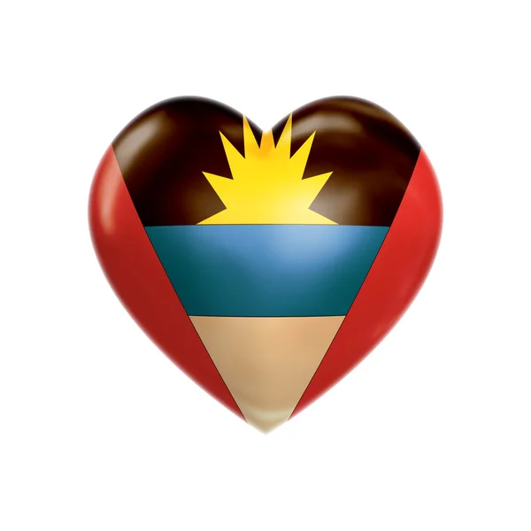 Jag älskar Antigua & Barbuda — Stockfoto