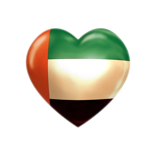 Я люблю Объединенные Арабские Эмираты — стоковое фото