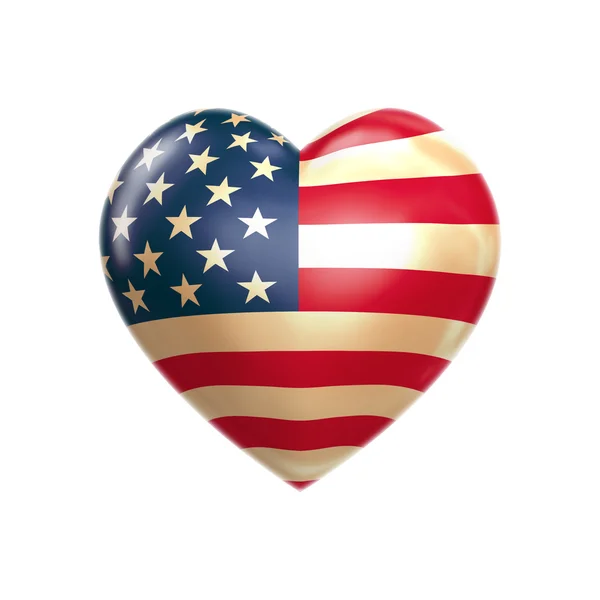 アメリカを愛してください。 — ストック写真