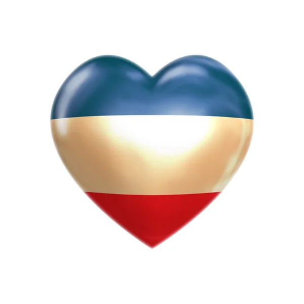 Kocham Serbii — Zdjęcie stockowe