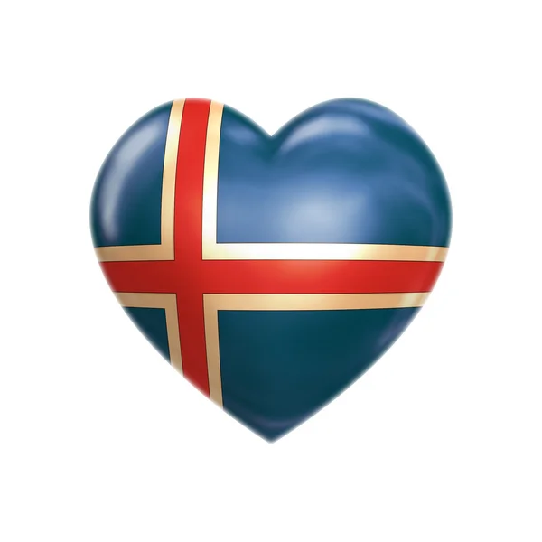 Ik hou van IJsland — Stockfoto