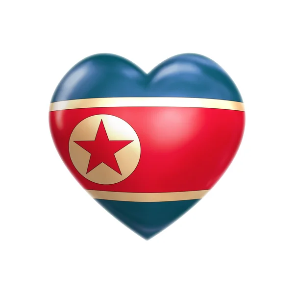 Ik hou van Noord-korea — Stockfoto