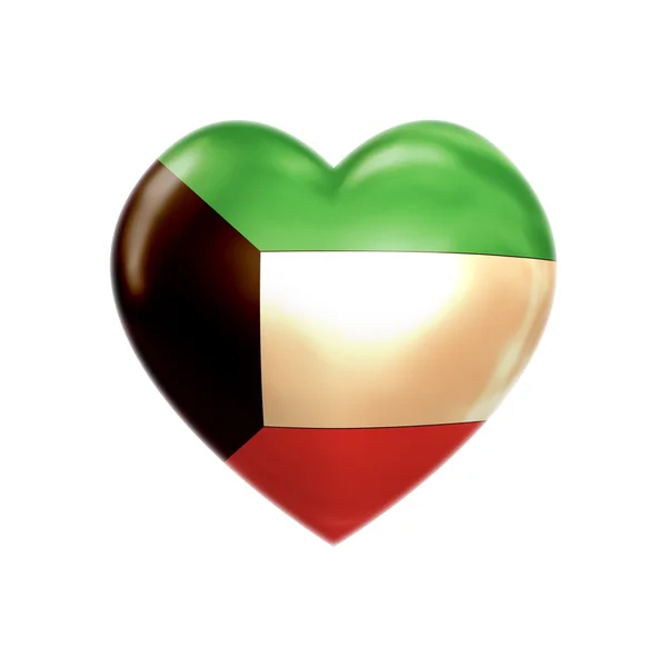 Miluji Kuvajtu pod názvěm — Stock fotografie