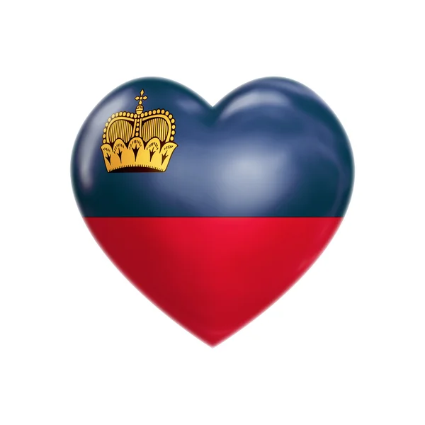 I love Liechtenstein — Stock Photo, Image