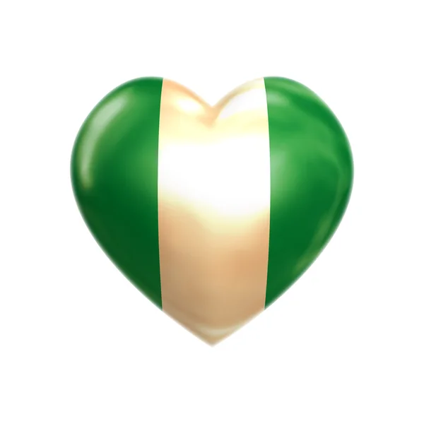 I love NIGERIA — Stock Photo, Image
