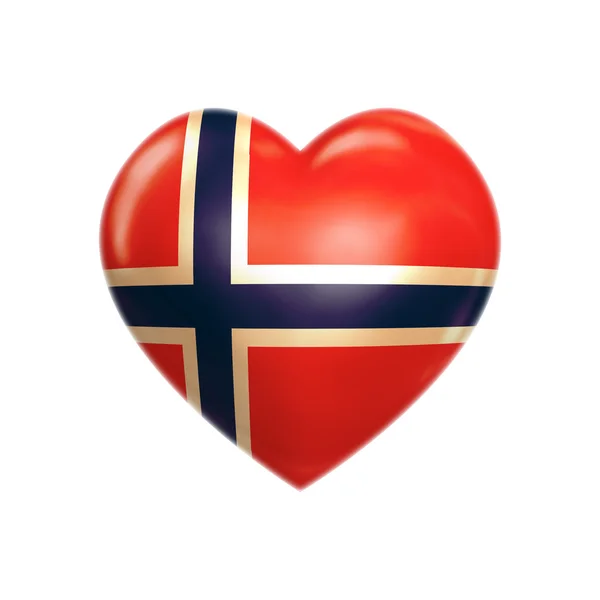 Ik hou van Noorwegen — Stockfoto