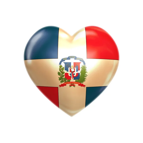 Ich liebe die dominikanische republik — Stockfoto