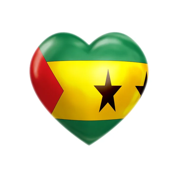 Én szeretem a sao Tomé és Príncipe — Stock Fotó