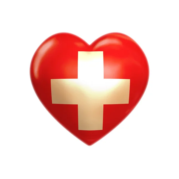 Kocham Szwajcaria — Zdjęcie stockowe