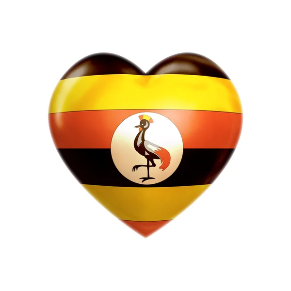Me encanta UGANDA — Foto de Stock