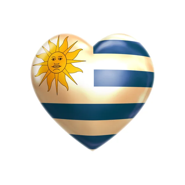 Én szeretem a uruguay — Stock Fotó