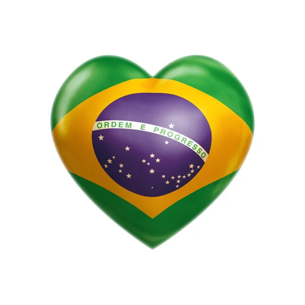 Ik hou van Brazilië — Stockfoto