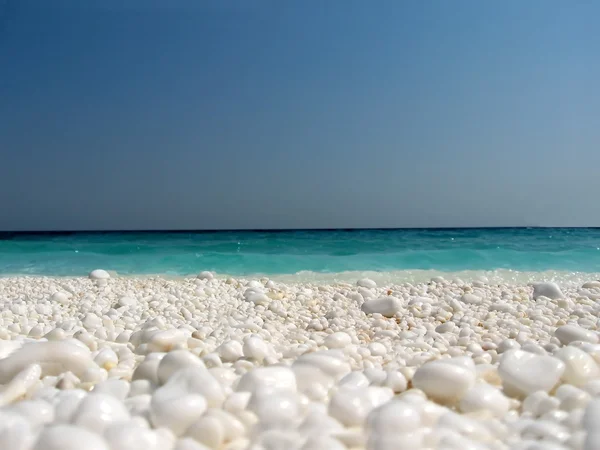 Mramorová pláž — Stock fotografie