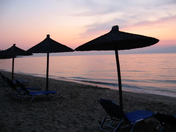 stock image Sunset on the beach