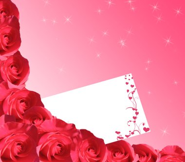 Red rose background clipart