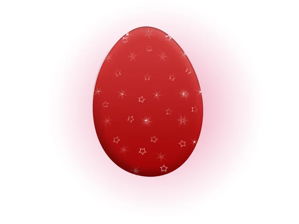Red Easter egg — Stock Photo, Image