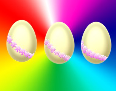 Hawai looks Easter eggs clipart