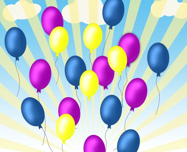 stock image Happy baloons