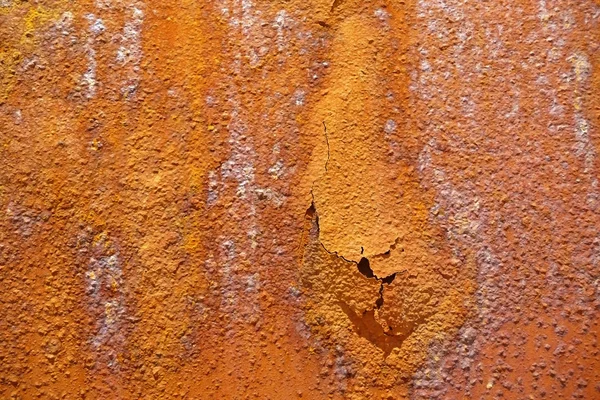 Cracked fundo de metal enferrujado — Fotografia de Stock