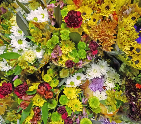 Flores cortadas en venta Imagen de archivo