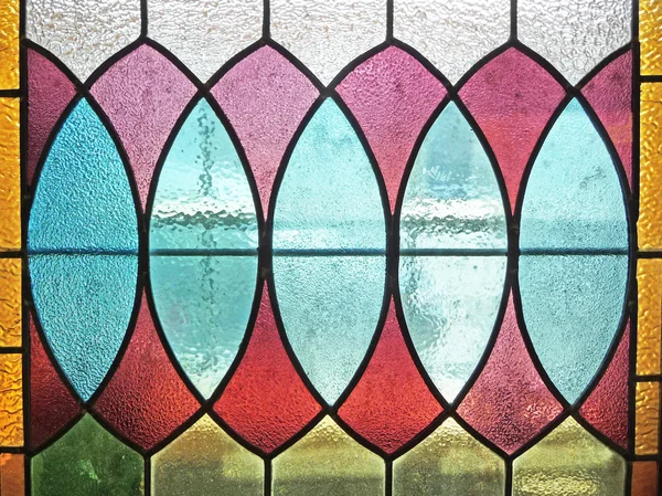 Винтажное витражное стекло — стоковое фото