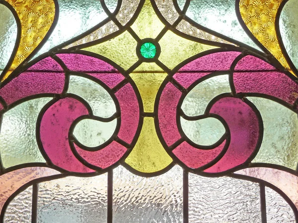 Vintage stained glass Stock Image