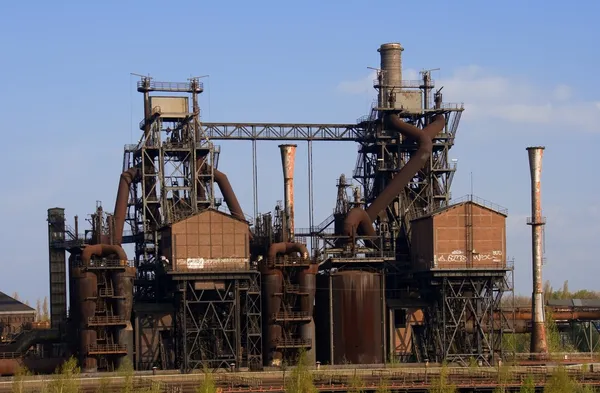 Przestarzałych zakładów przemysłowych — Zdjęcie stockowe