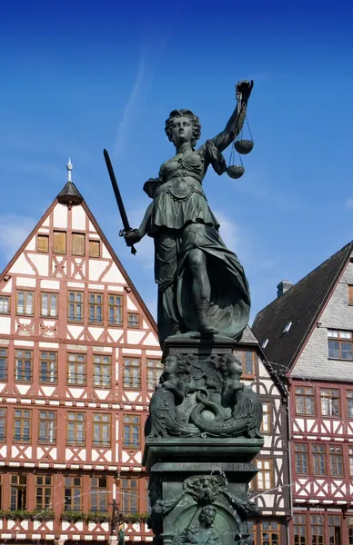 Lady Justice, Francoforte — Foto Stock
