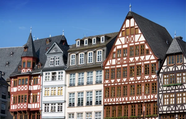 Frankfurt yarı ahşap evleri — Stok fotoğraf