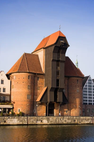 Gdansk eski vinç — Stok fotoğraf