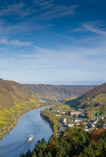 Moselle údolí nedaleko cochem — Stock fotografie