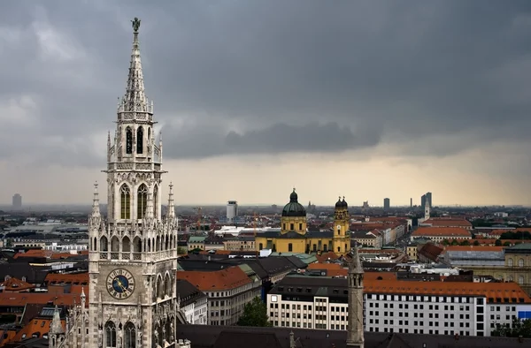 Panorama van München, Duitsland — Stockfoto