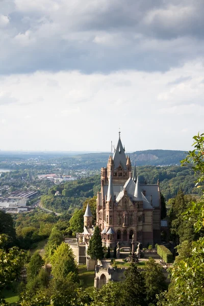 Drachenburg 城堡德国 — 图库照片