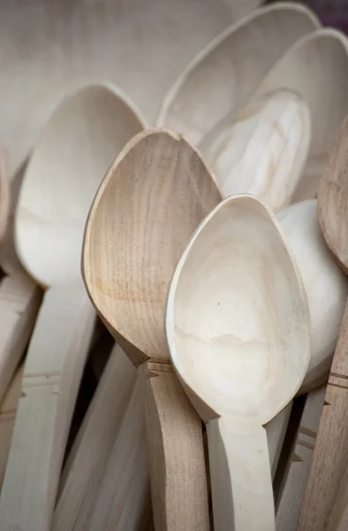 stock image Wooden spoon handcrafted