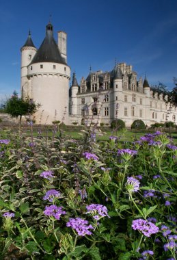 Chenonceau castle in France Loire Valley clipart