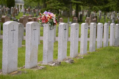 savaş kahramanları mezarlığı mezar taşları