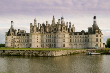 Chambord castle in france clipart