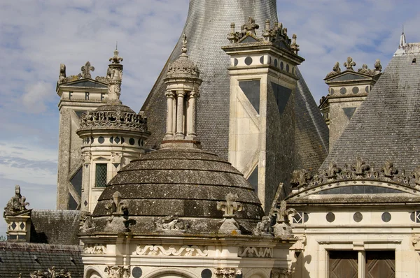 Detail chambord hrad Francie — Stock fotografie