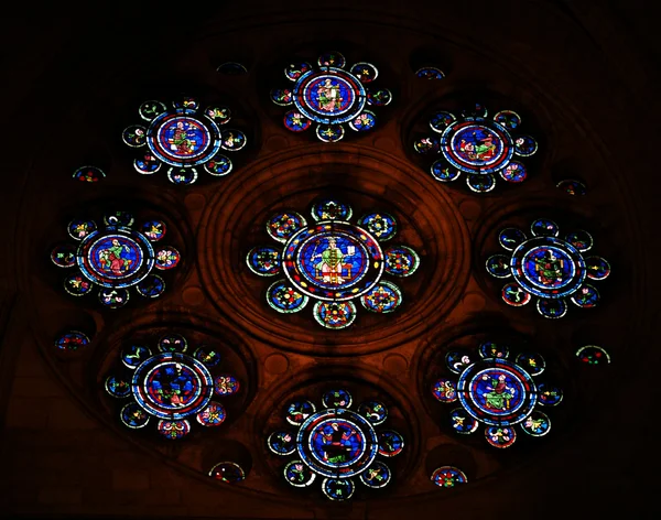 Stainglass w kościele — Zdjęcie stockowe
