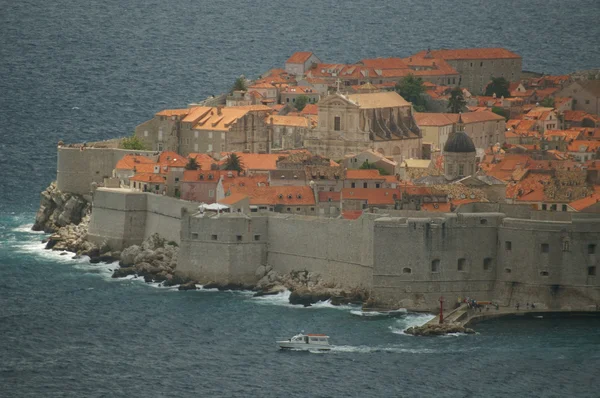 Miasto Dubrovnik przez Zobacz — Zdjęcie stockowe