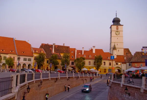 Plaza principal Sibiu ciudad —  Fotos de Stock