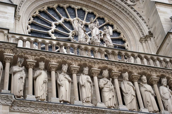 Notre dame catedral detalle paris — Foto de Stock